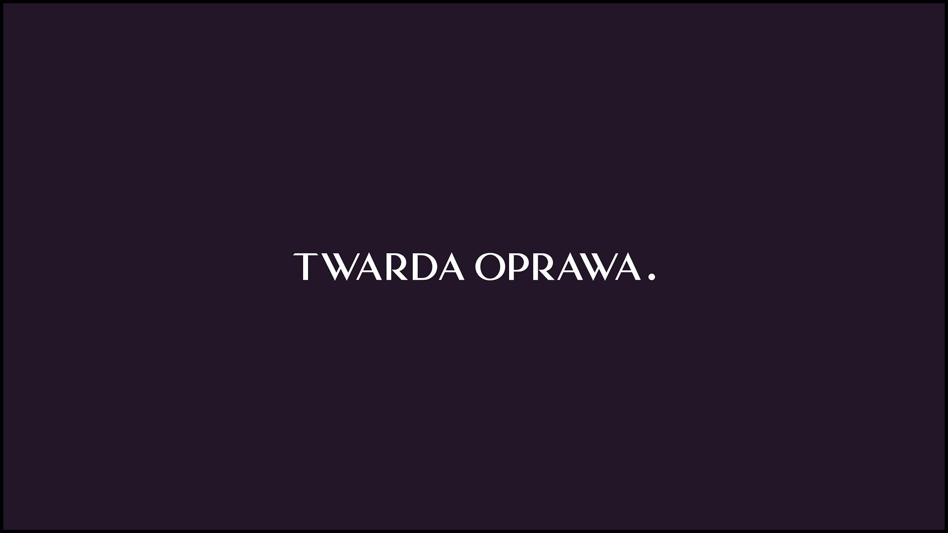 Twarda Oprawa